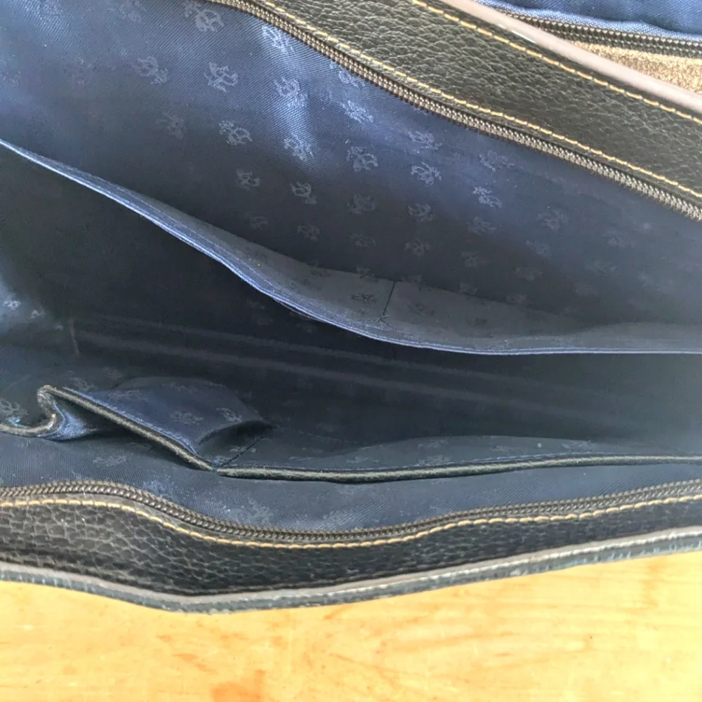Vintage Brooks Brother Pebble Grain Leather Briefcase